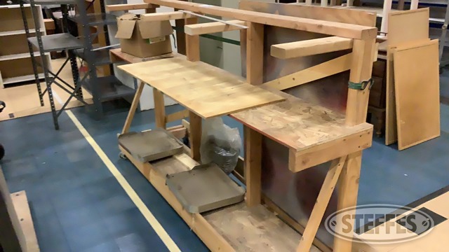 Shop Built Work Bench on Wheels